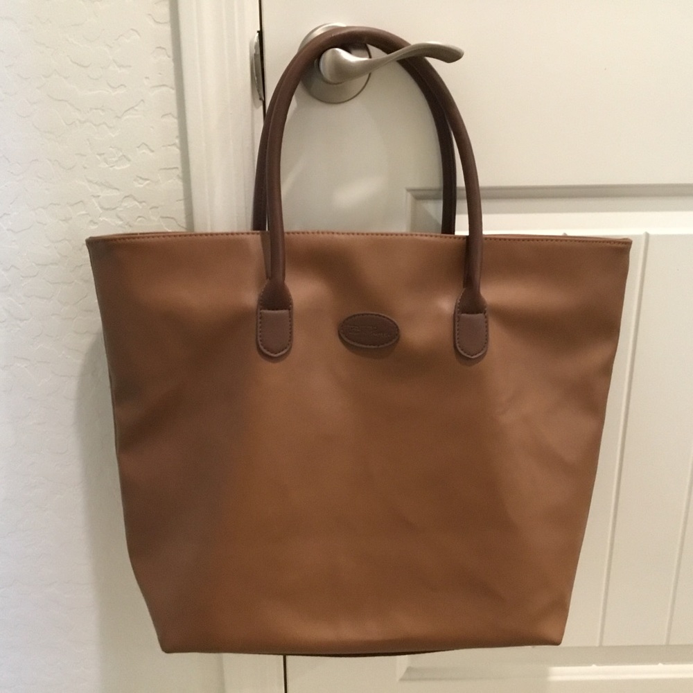 Bella Russo tan Tote travel bag.